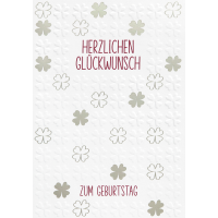 Geburtstag Herzlichen Glückwunsch Glücksklee...