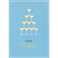 Geburtstag Happy Birthday Sektgläser Champagner...