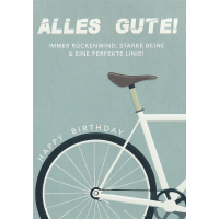Geburtstag Alles Gute Fahrrad Wünsche unverpackte...