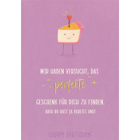 Geburtstag Happy Birthday das perfekte Geschenk sind wir...