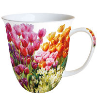 Mug 0.40 l Tulips - Ambiente Becher - Fine Bone China -...