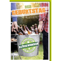 Geburtstag Glückwunschkarte mit Umschlag...