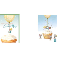 Geburtstag Glückwunschkarte mit Umschlag Animovies...