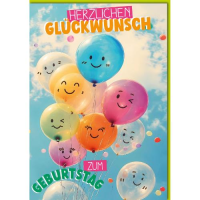Geburtstag große A4 XXLGlückwunschkarte mit...