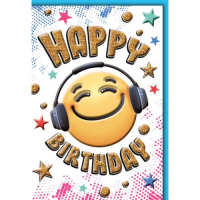 Geburtstag Glückwunschkarte mit Umschlag Smiley mit...