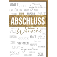 Abschluss Glückwunschkarte mit Umschlag Verschiedene...