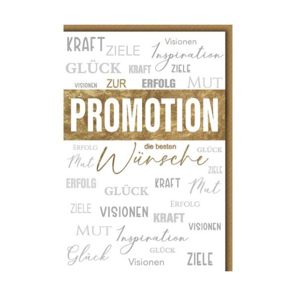 Promotion Glückwunschkarte mit Umschlag Verschiedene Glückwünsche