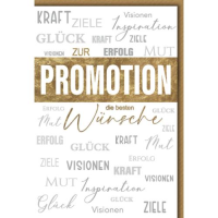 Promotion Glückwunschkarte mit Umschlag Verschiedene...