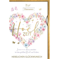 Hochzeitstag Drehrad Glückwunschkarte mit Umschlag...