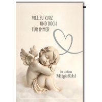 Trauer Beileid Kondolenzkarte mit Umschlag In tiefem...