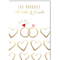 Hochzeit große A4 XXLGlückwunschkarte mit...