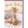 Geburt Baby Glückwunschkarte mit Umschlag Giraffe im Babybett Hallo Baby Schön, dass Du da bist!