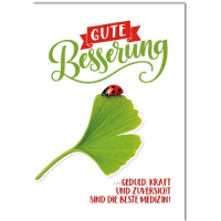 Genesung große A4 XXL Glückwunschkarte mit...