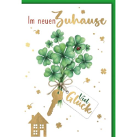 Neues Heim Umzug Glückwunschkarte mit Umschlag...