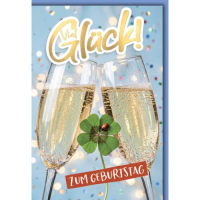 Geburtstag Glückwunschkarte mit Umschlag Viel...