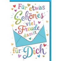 Geburtstag Geldkarte Glückwunschkarte mit Umschlag...
