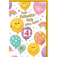 Zahlengeburtstag Drehzahl Glückwunschkarte mit...