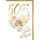 Goldhochzeit 50. Hochzeitstag Glückwunschkarte mit Umschlag Alles Gute, Goldringe 50 Zur Goldhochzeit