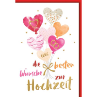 Hochzeit Glückwunschkarte mit Umschlag...