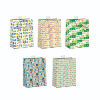10 Geschenktaschen A5 Format Medium "Happy...