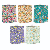 10er Geschenktaschen A4 Format Large "Blumen"...