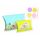 2er-Set Geschenkschachteln Ostern Blumen 1x 18 x 12 cm + 1x 15 x 10 cm + 1 Stickerbogen 8 x 8 cm mit 4 Stickern