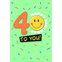 40. Geburtstag Glückwunschkarte mit Umschlag Smiley...