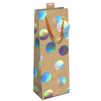 6 Kraftkarton Geschenktasche Flaschenformat Bottle UVP...