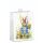 6 Ostern Naturkarton Geschenktasche A4-Format Large UVP € 23,70 pro Tüte 3,95€ Hase mit Blumen, mit Band, Namenskarte & Eurolochvorrichtung