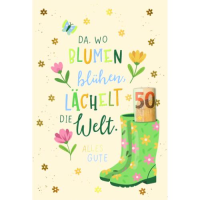 Allgemeine Geldkarte Glückwunschkarte mit Umschlag...