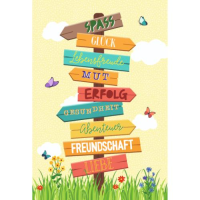 Allgemeine Wünsche Grußkarte mit Umschlag...