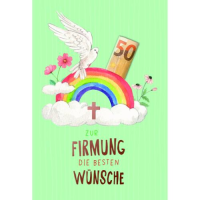 Firmung Geldkarte Glückwunschkarte mit Umschlag...