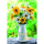 Geburtstag Glückwunschkarte mit Umschlag Blumen in Gießkanne, Zum Geburtstag alles Liebe, mit Goldfolie