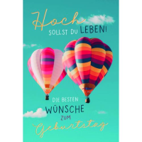 Geburtstag Glückwunschkarte mit Umschlag...