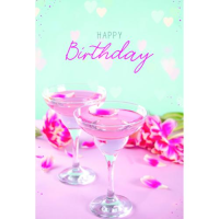 Geburtstag Glückwunschkarte mit Umschlag Zwei...