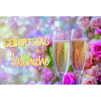 Geburtstag Glückwunschkarte mit Umschlag Zwei...