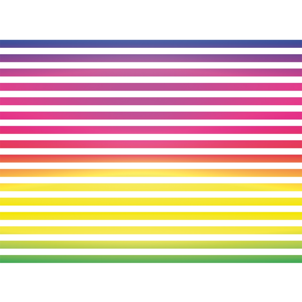 Geschenkpapier mit Metallicdruck Röllchen 70x150 cm Regenbogen Streifen