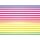 Geschenkpapier mit Metallicdruck Röllchen 70x150 cm Regenbogen Streifen