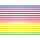 Geschenkpapier mit Metallicdruck Röllchen 70x150 cm Regenbogen Streifen