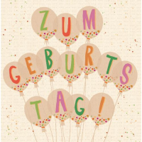 Geburtstag Green Line unverpackte Glückwunschkarte...