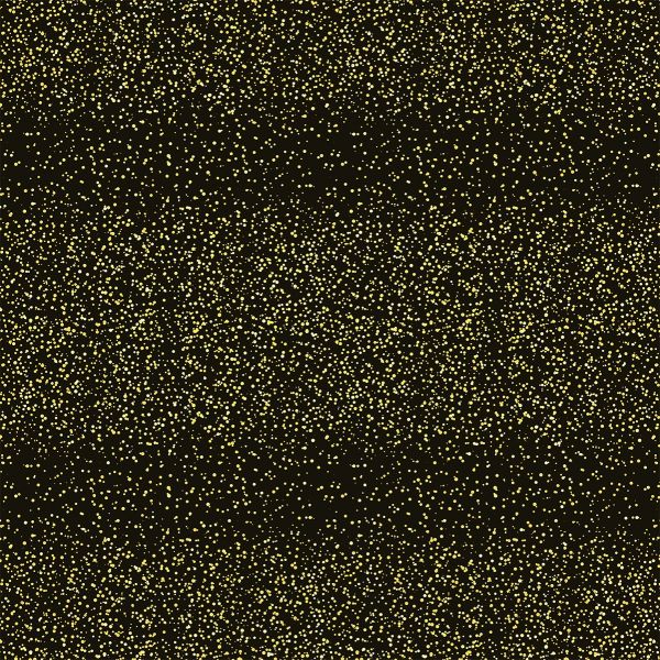 Geschenkpapier mit Metallicdruck - Röllchen - 70x150 cm - Sparkling Glitter - goldener Glitzer auf schwarzem Grund