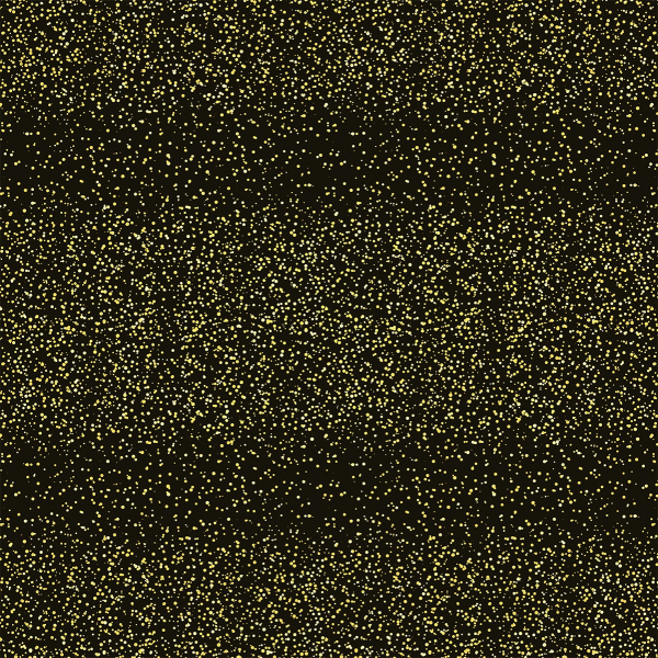 Geschenkpapier mit Metallicdruck - Röllchen - 70x150 cm - Sparkling Glitter - goldener Glitzer auf schwarzem Grund