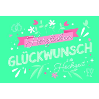 Hochzeit Glückwunschkarte mit Umschlag Blumen und...