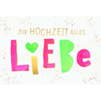 Hochzeit Glückwunschkarte mit Umschlag Zur Hochzeit...