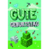 Kindergeburtstag Gamer Glückwunschkarte mit Umschlag...