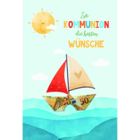 Kommunion Geldkarte Glückwunschkarte mit Umschlag...