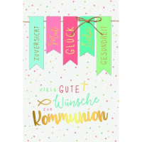 Kommunion Handmade Glückwunschkarte mit Umschlag...