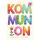 Kommunion Skorpions Art Glückwunschkarte mit Umschlag Schriftkarte, Zur KOMMUNION die besen Wünsche Blumenmuster, mit Goldfolie und Blindprägung