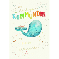 Kommunion Skorpions Art Glückwunschkarte mit...