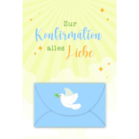 Konfirmation Geldkarte Glückwunschkarte mit Umschlag...